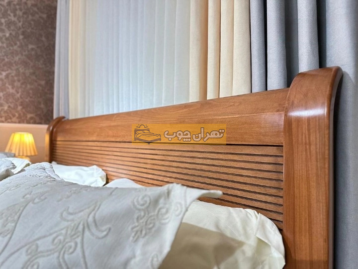 سرویس خواب دو نفره چوبی لیزا