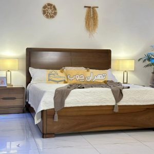 سرویس خواب دو نفره چوبی پارمیس