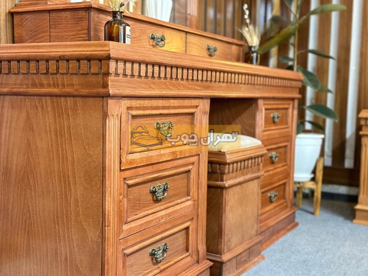سرویس خواب دو نفره چوبی باربارا