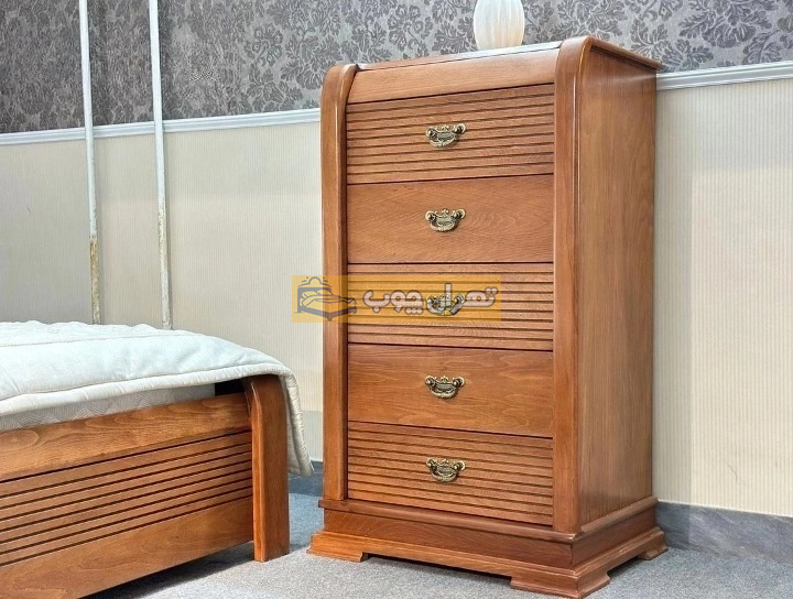 سرویس خواب دو نفره چوبی لیزا