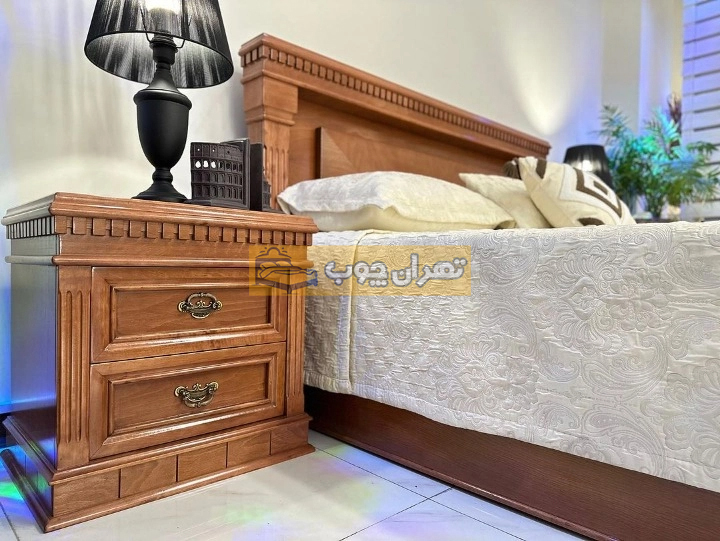 سرویس خواب دو نفره چوبی باربارا