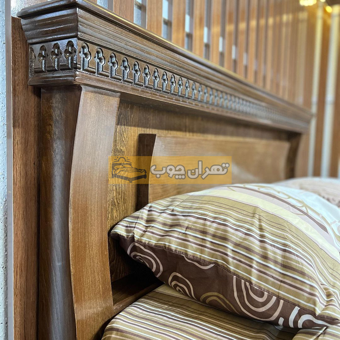 سرویس خواب دو نفره چوبی یونانی