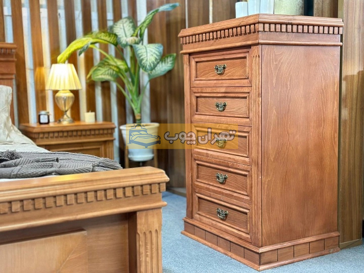 سرویس خواب دو نفره چوبی باربارا
