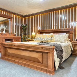 سرویس خواب دو نفره چوبی باربارا