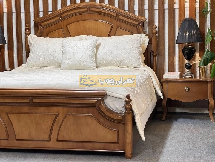 سرویس خواب دو نفره چوبی نانسی