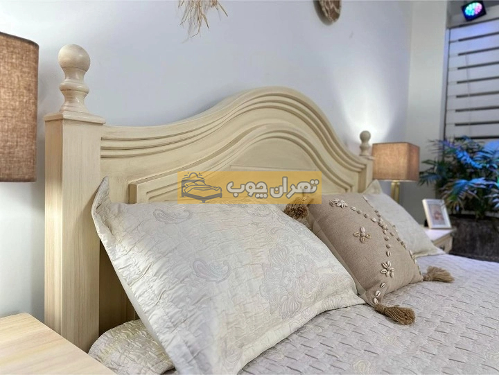 سرویس خواب دو نفره چوبی آرتمیس