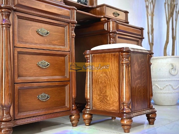 سرویس خواب دو نفره چوبی اروپایی پلاس