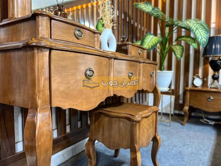 سرویس خواب دو نفره چوبی نانسی