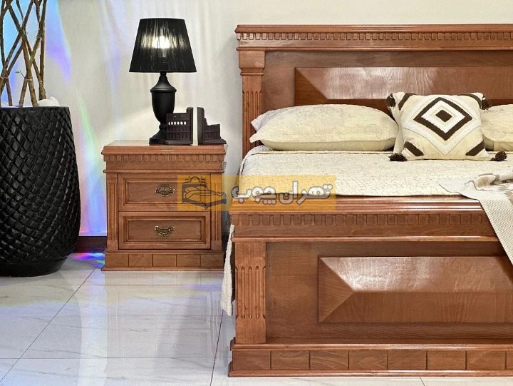 سرویس خواب دو نفره چوبی باربارا