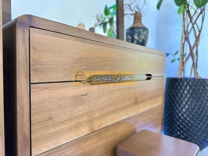 سرویس خواب دو نفره چوبی پارمیس
