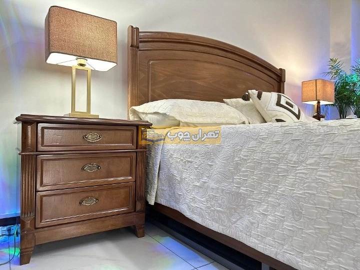 سرویس خواب دو نفره چوبی سوفیا