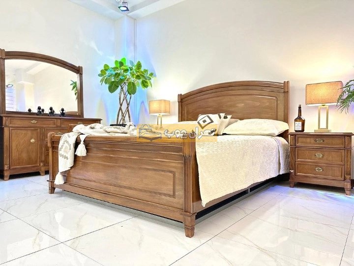 سرویس خواب دو نفره چوبی سوفیا