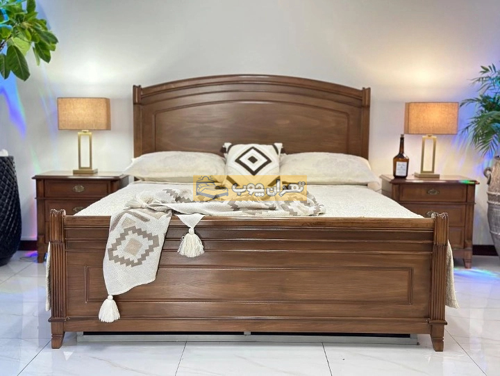 سرویس خواب دو نفره چوبی سوفیا
